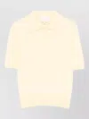Apc Polo Collar Top Silk And Nylon In Neutral