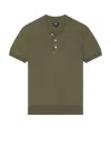Apc Gregory Polo T-shirt In Light Khaki
