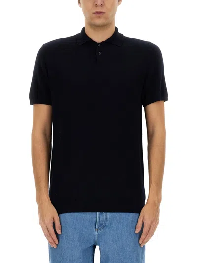 Apc A.p.c. Polo Jay In Black