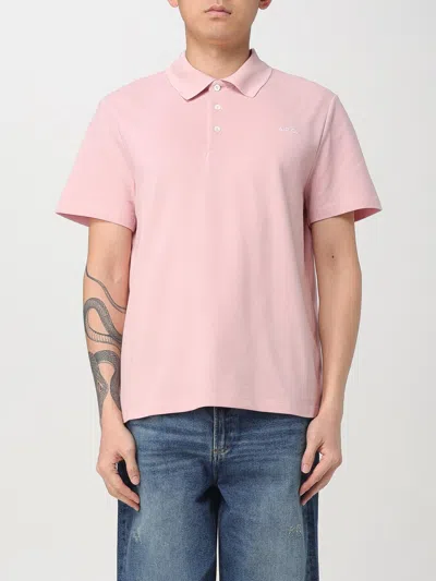Apc Polo Shirt A.p.c. Men Color Pink