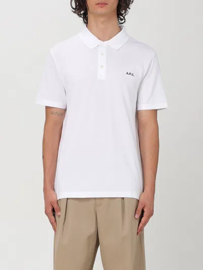 Apc Polo Shirt A.p.c. Men Color White In 白色