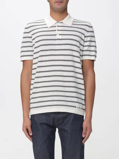 Apc Polo Shirt Men A.p.c. In White