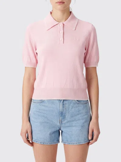 A.p.c. A. P.c. Polo Shirt Woman Color Pink