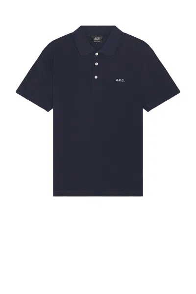 Apc A.p.c. T-shirts And Polos In Blue