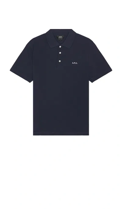 Apc A.p.c. T-shirts And Polos In Blue