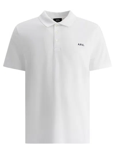 Apc Carter Polo Shirt In White