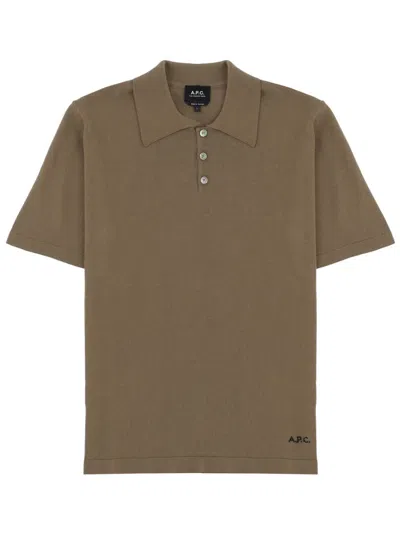 Apc A.p.c. Polo With Logo