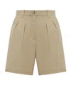 Apc A.p.c. Cotton And Linen Nola Shorts For In Nude