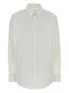 Apc White Poplin Shirt In White