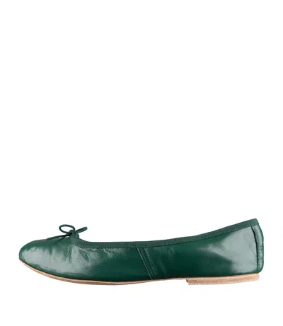 Apc Porselli Ballet Flats In Kag - Green