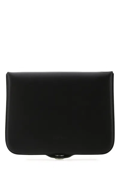 APC A.P.C. BLACK LEATHER CARD HOLDER