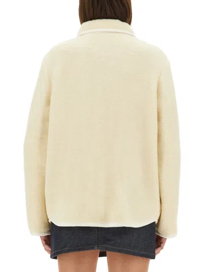A.p.c. Powder Trench Coat In Gold