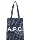 Apc Printed Canvas Lou Shopping Bag