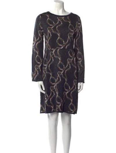 Pre-owned Apc Printed Knee-length Dress