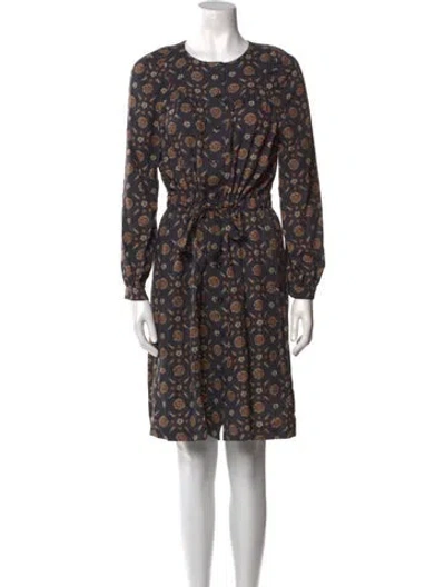 Pre-owned Apc Printed Knee-length Dress In Multi