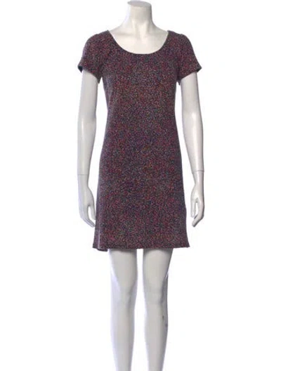 Pre-owned Apc Printed Mini Dress In Multi