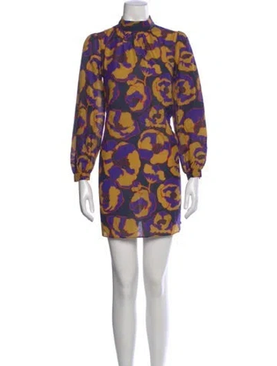 Pre-owned Apc Printed Mini Dress In Multi