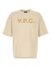 Apc Cotton Oversize T Shirt Short Sleeves Crew Neck In Neutral