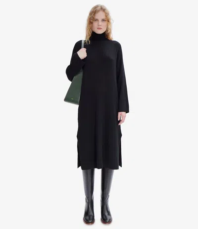 Apc Prisca Dress L Dark Navy Blue