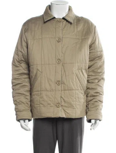 Pre-owned Apc Puffer Coat In Gray