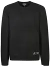 Apc A.p.c. Mens Edward Black Jumper In Blue