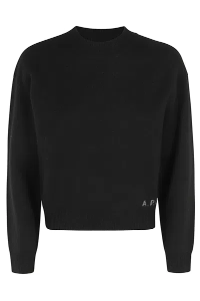 Apc A.p.c. Turtleneck Long In Lzz Black