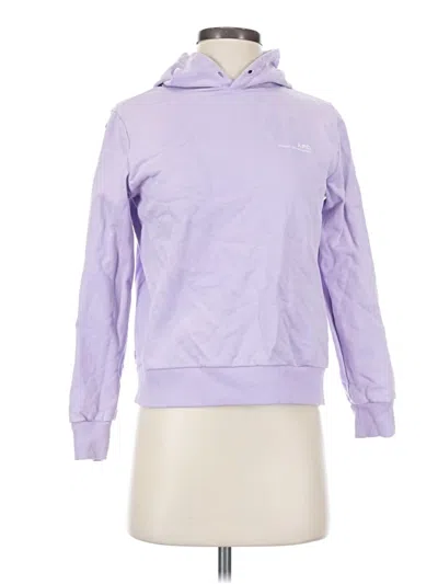 Pre-owned A.p.c. Pullover Hoodie In Purple