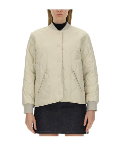 APC A.P.C. QUILTED BUTTONED JACKET