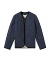 Apc Quilted Front-zip Jacket In Black