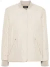 Apc A.p.c. Quilted Buttoned Jacket In Neutrals