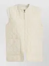 APC QUILTED SLEEVELESS JACKETS FRONT POCKETS
