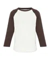 A.p.c. Raglan Long Sleeve T-shirt In Multi