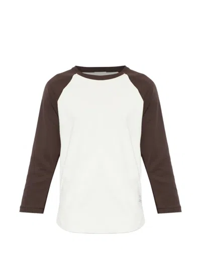 A.p.c. Raglan Long Sleeve T-shirt In Multi