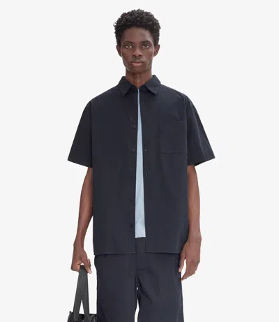 Apc Raph Short-sleeve Shirt M Dark Navy Blue
