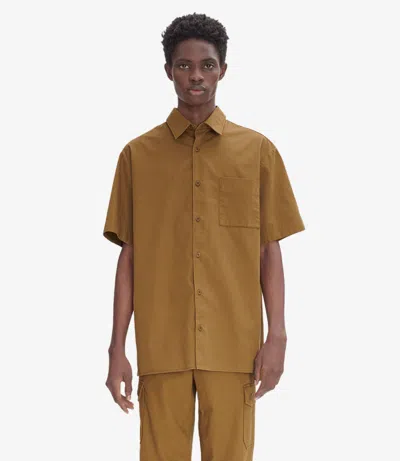 Apc Raph Short-sleeve Shirt Xl Tobacco