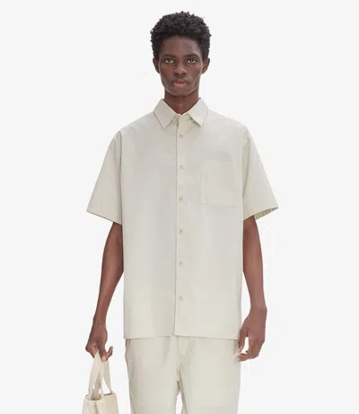 Apc Raph Short-sleeve Shirt Xs Chalk