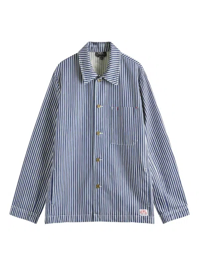 Apc Raphael Jacket In Blue