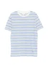 A.p.c. Ray Striped T-shirt In Blue