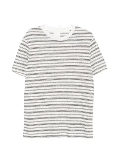 A.p.c. Ray Striped T-shirt In Multi