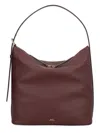 Apc Modern Shoulder Bag Smooth Finish In Brown