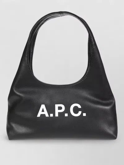 A.p.c. Rectangular Bag Featuring Adjustable Shoulder Strap In Black