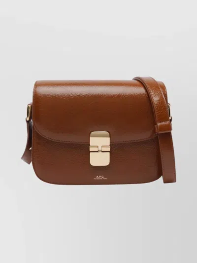 APC RECTANGULAR CROSSBODY BAG ADJUSTABLE STRAP