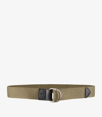 Apc Recuperation Belt One Size Khaki In Green