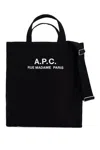 Apc Récupération Canvas Shopping Bag In Black