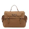 Apc A.p.c. Men Recuperation Besace Bag In Brown