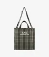 Apc Recuperation Shopper Tote One Size Jad In Jad - Dark Khaki
