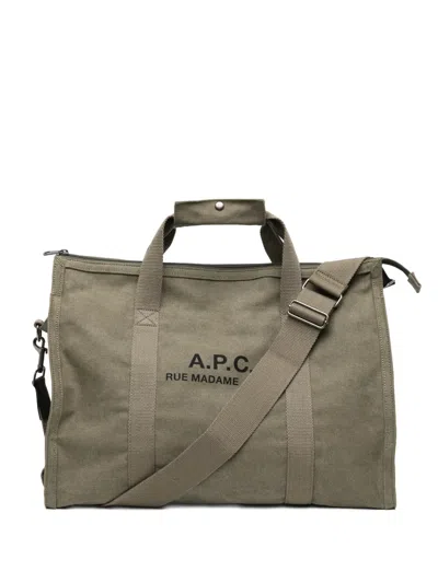Apc Recuperation Tote Bag In Green