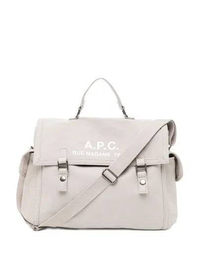 A.p.c. Recuperation Tote Bag In Neutral