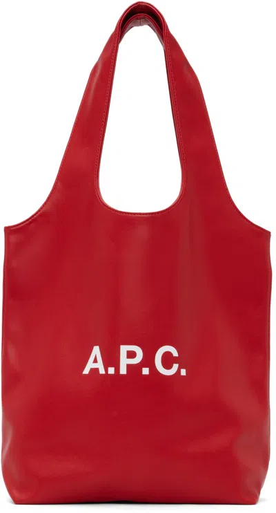 A.p.c. Red Ninon Small Tote