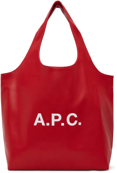 A.p.c. Red Ninon Tote